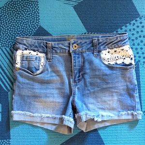 Girls denim shorts